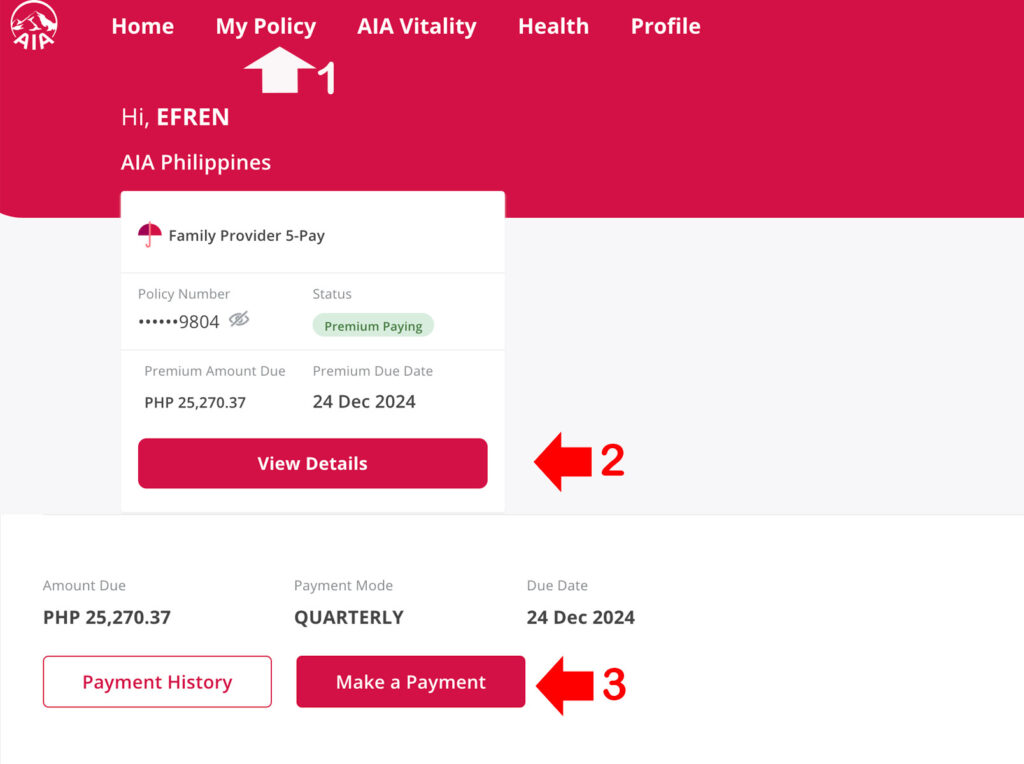 Pay AIA Insurance Online Pay AIA Insurance Online