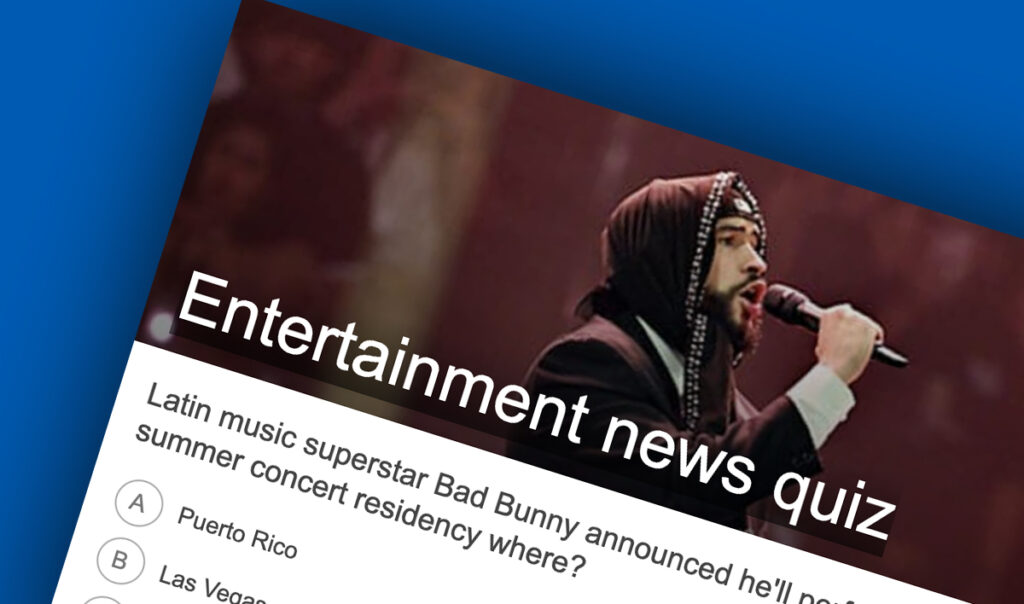 Bing Entertainment Quiz 1 Bing Entertainment Quiz