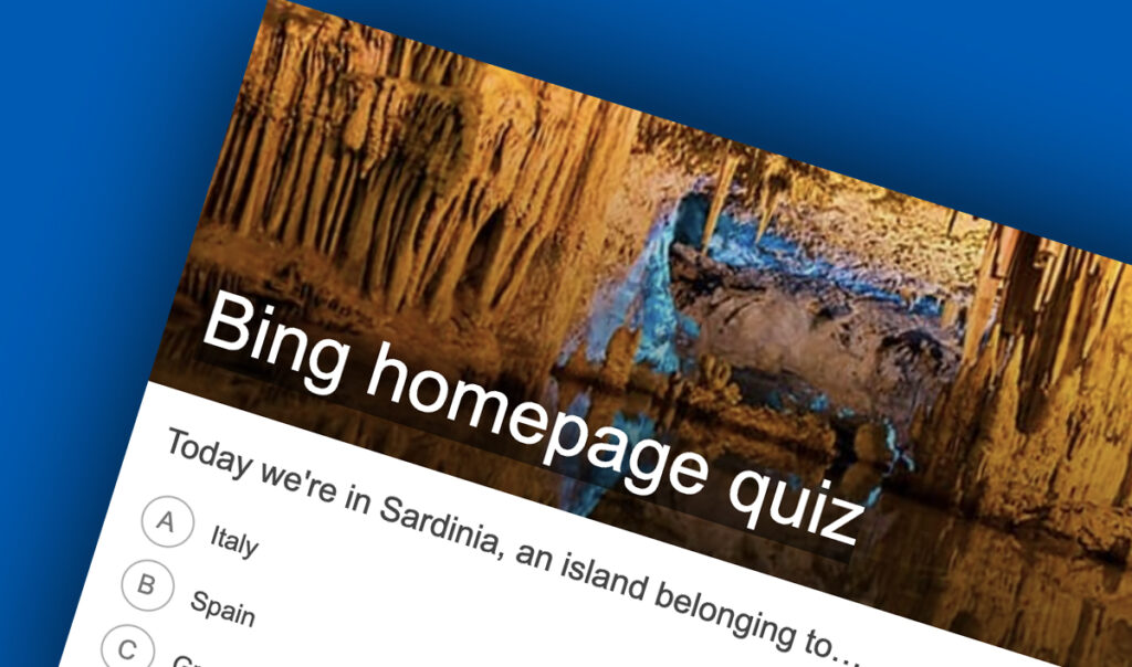 Bing Homepage Quiz 1 Bing Homepage Quiz