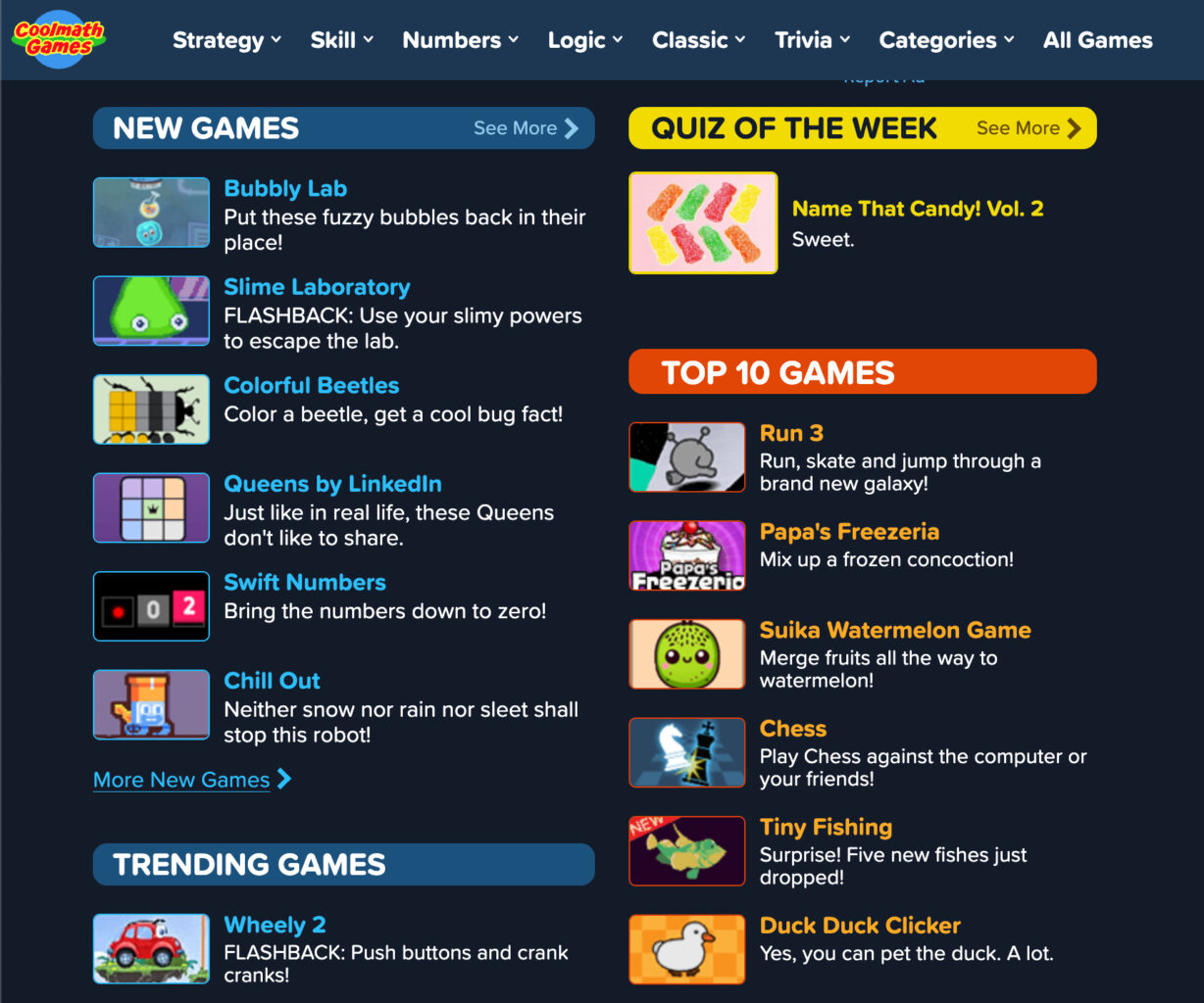 Cool Math Games Website Cool Math Games - Website