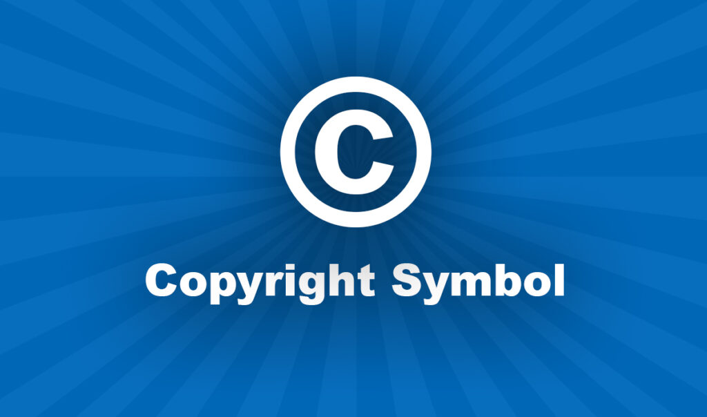 Copyright Symbol Copyright Symbol