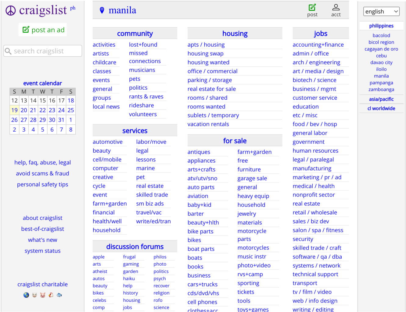 Craigslist Manila Craigslist Manila