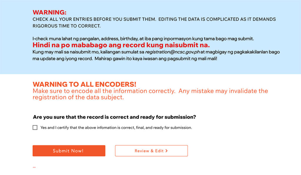 Senior CItizen Online Registration Submit Senior CItizen Online Registration - Submit