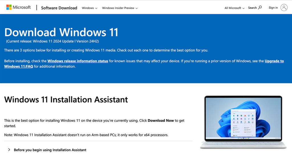 Windows 11 Download Installation Assistant Windows 11 Download - Installation Assistant