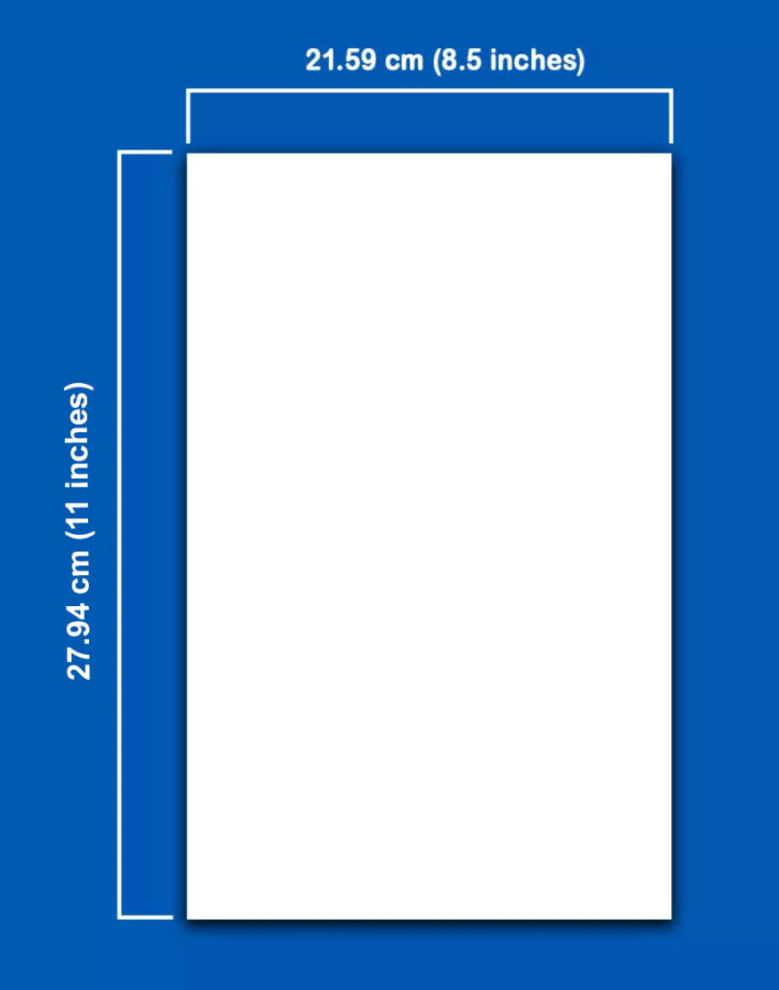 short bond paper size short bond paper size