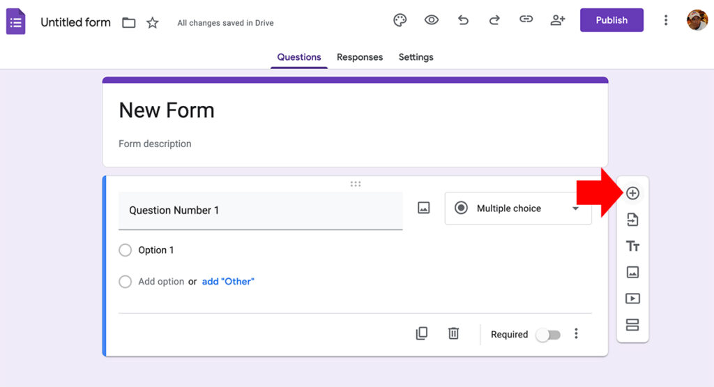 Google Forms add questions Google Forms add questions