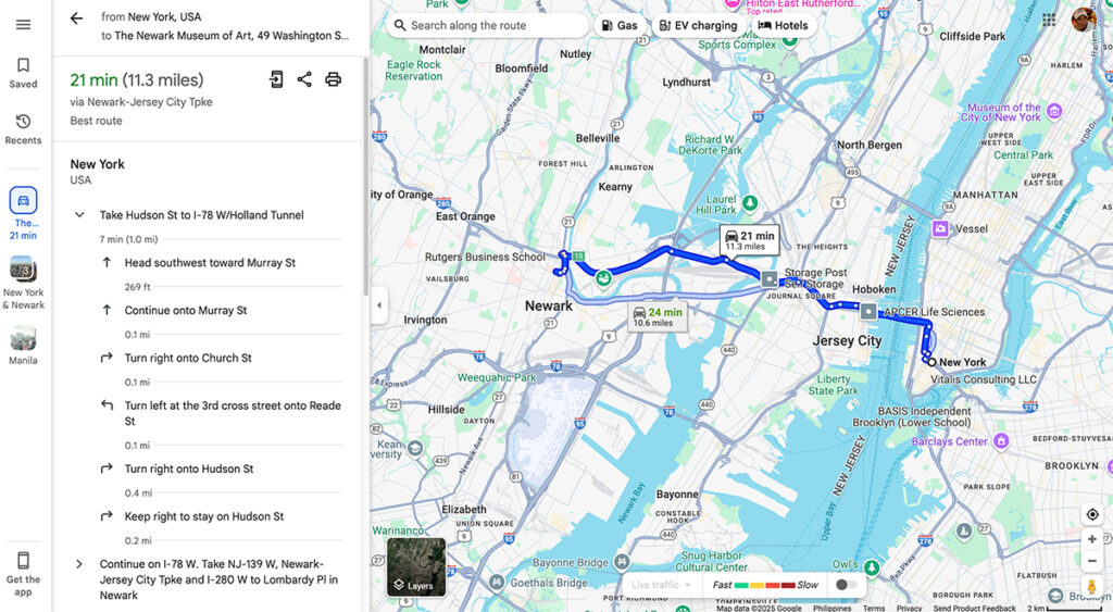 Google Maps Turn by Turn Navigation